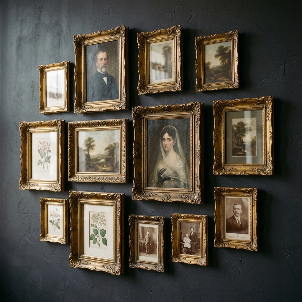 Antique and Brass frames